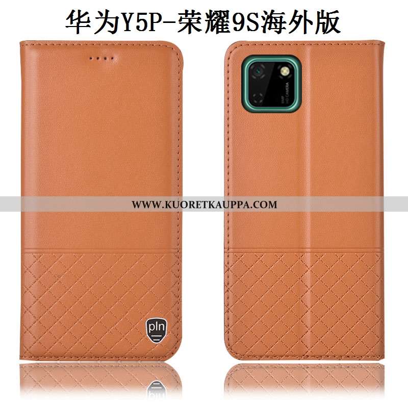 Kuori Huawei Y5p, Kuoret Huawei Y5p, Kotelo Huawei Y5p Suojaus Aito Nahka All Inclusive Murtumaton K