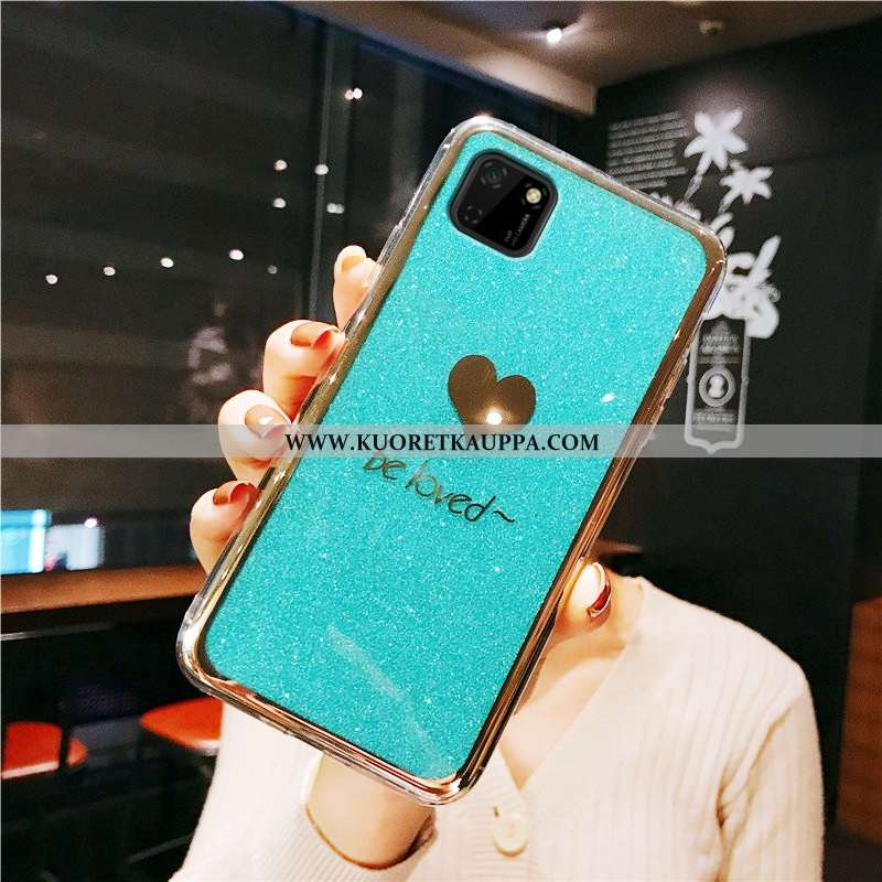 Kuori Huawei Y5p, Kuoret Huawei Y5p, Kotelo Huawei Y5p Tila Suojaus Jauhe Pinnoitus Vihreä