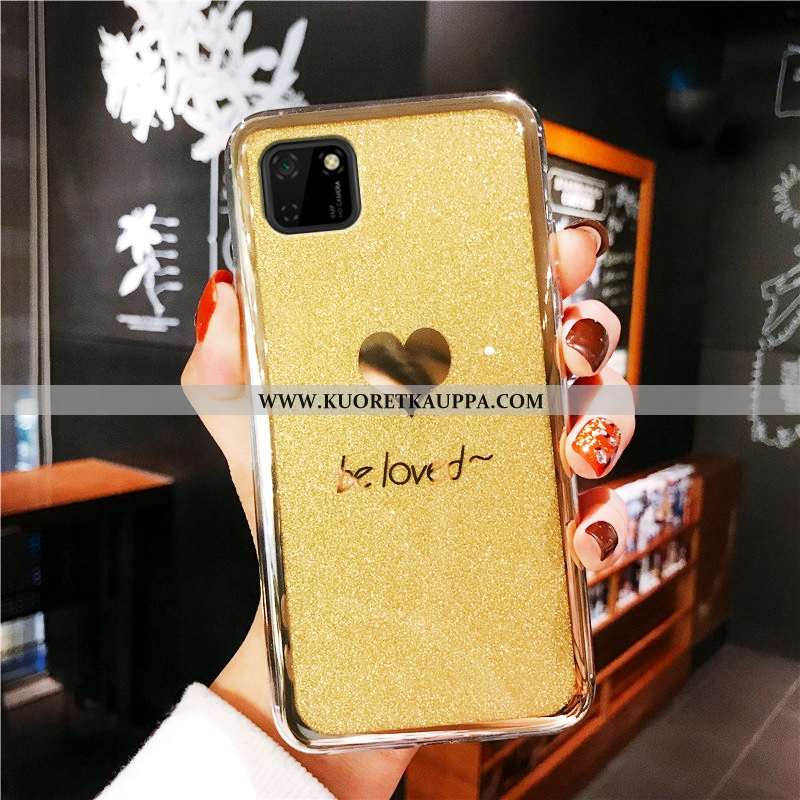 Kuori Huawei Y5p, Kuoret Huawei Y5p, Kotelo Huawei Y5p Tila Suojaus Jauhe Pinnoitus Vihreä