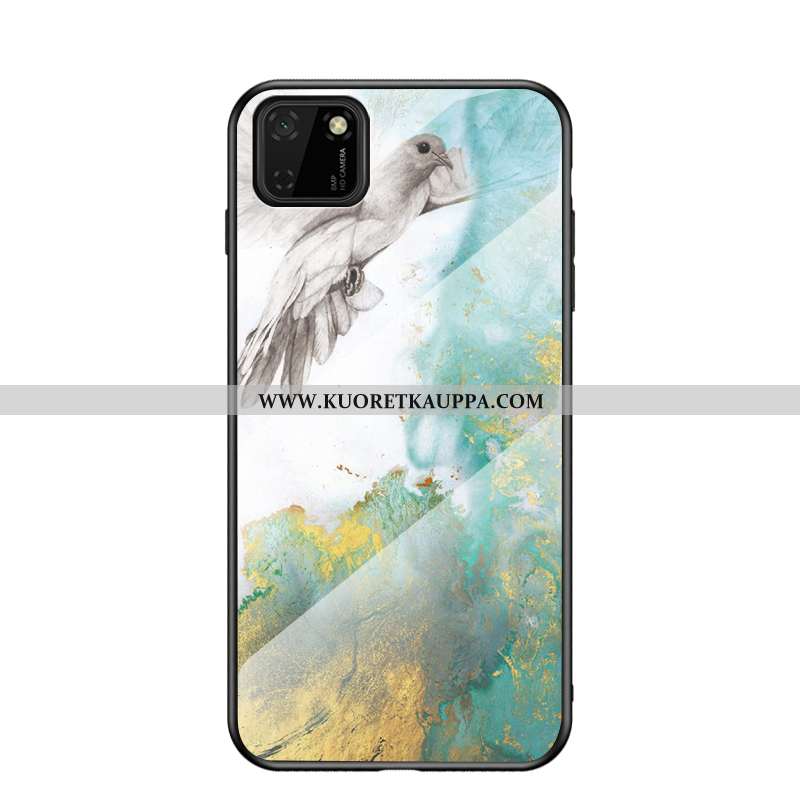 Kuori Huawei Y5p, Kuoret Huawei Y5p, Kotelo Huawei Y5p Tila Suuntaus Kova Pehmeä Neste Sininen