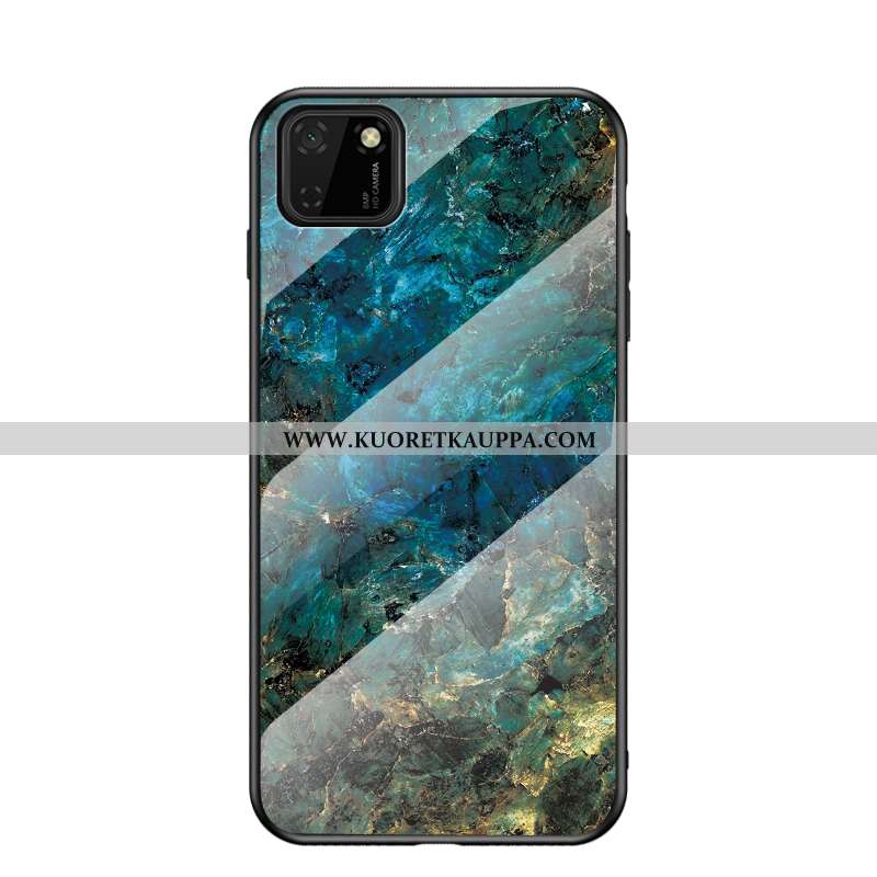 Kuori Huawei Y5p, Kuoret Huawei Y5p, Kotelo Huawei Y5p Tila Suuntaus Kova Pehmeä Neste Sininen