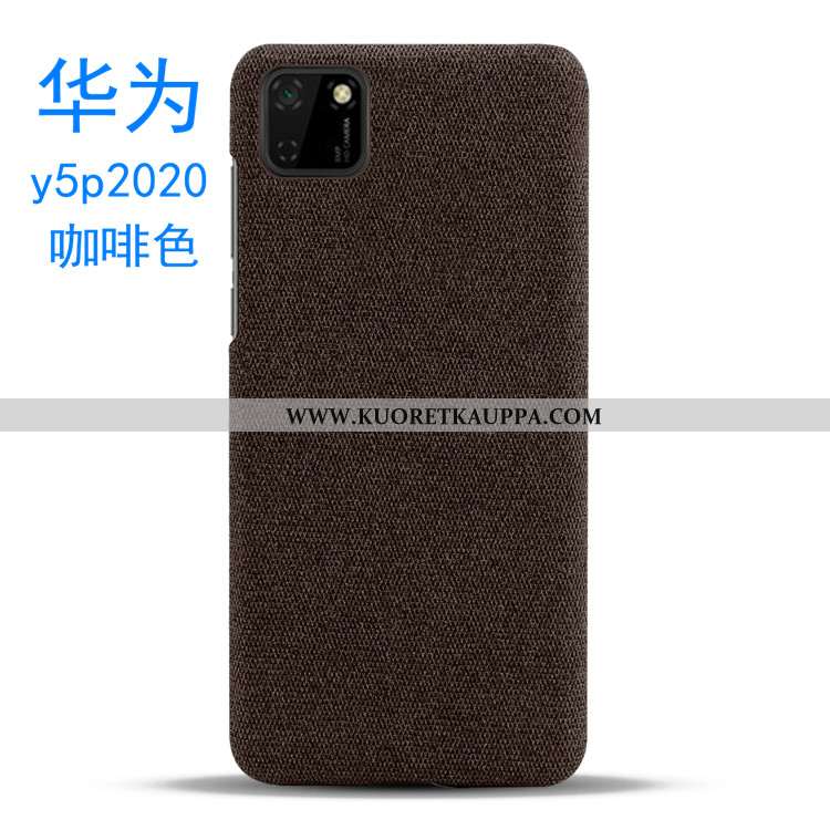 Kuori Huawei Y5p, Kuoret Huawei Y5p, Kotelo Huawei Y5p Valo Suojaus Kukkakuvio Harmaa
