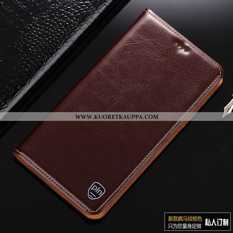 Kuori Huawei Y6 2020, Kuoret Huawei Y6 2020, Kotelo Huawei Y6 2020 Aito Nahka Kukkakuvio All Inclusi