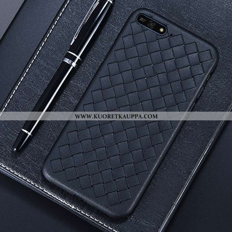 Kuori Huawei Y6 2020, Kuoret Huawei Y6 2020, Kotelo Huawei Y6 2020 Kukkakuvio Luova Puhelimen Tumman