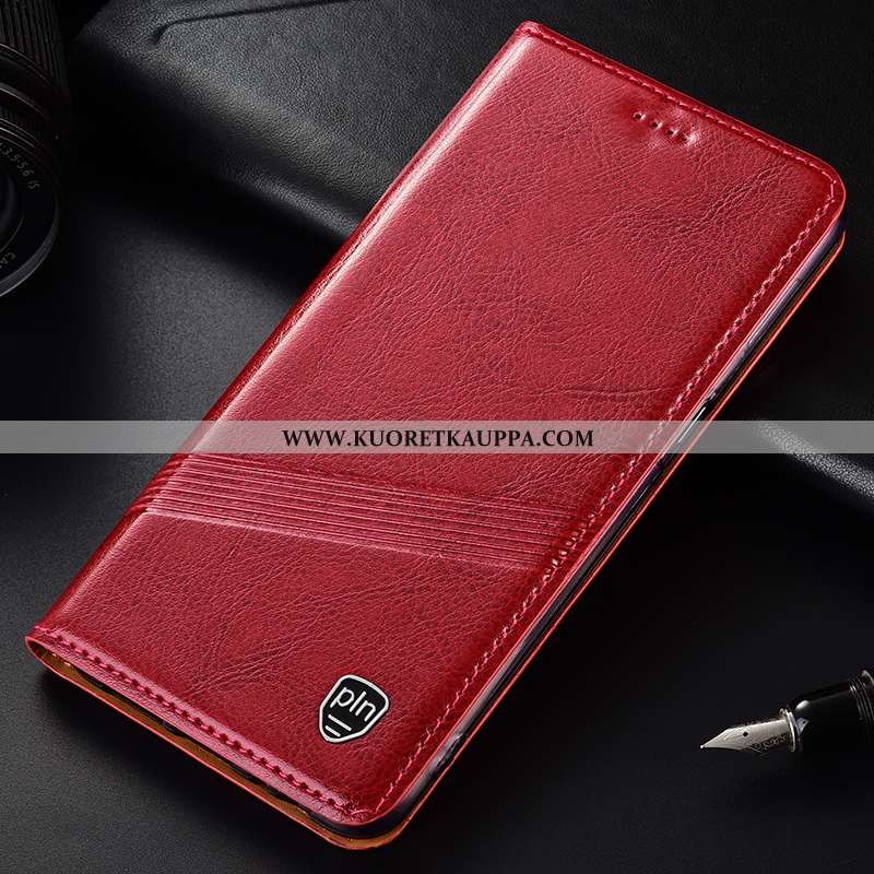 Kuori Huawei Y6 2020, Kuoret Huawei Y6 2020, Kotelo Huawei Y6 2020 Nahkakuori Aito Nahka 2020 Simpuk