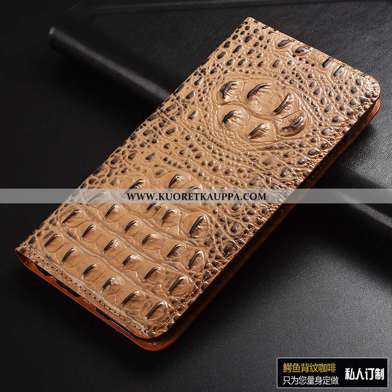 Kuori Huawei Y6 2020, Kuoret Huawei Y6 2020, Kotelo Huawei Y6 2020 Nahkakuori Aito Nahka Murtumaton 