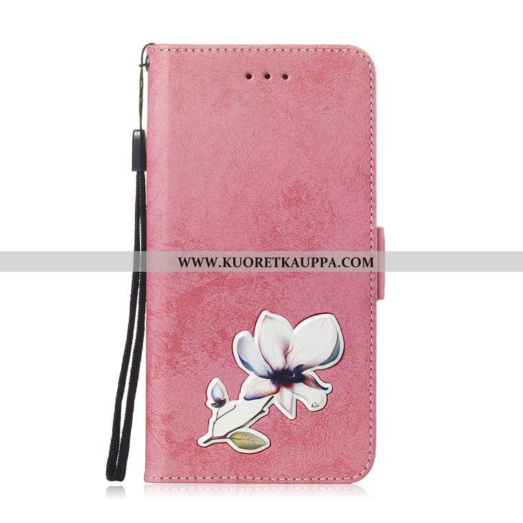 Kuori Huawei Y6 2020, Kuoret Huawei Y6 2020, Kotelo Huawei Y6 2020 Nahkakuori Ihana Suojaus Keltaise