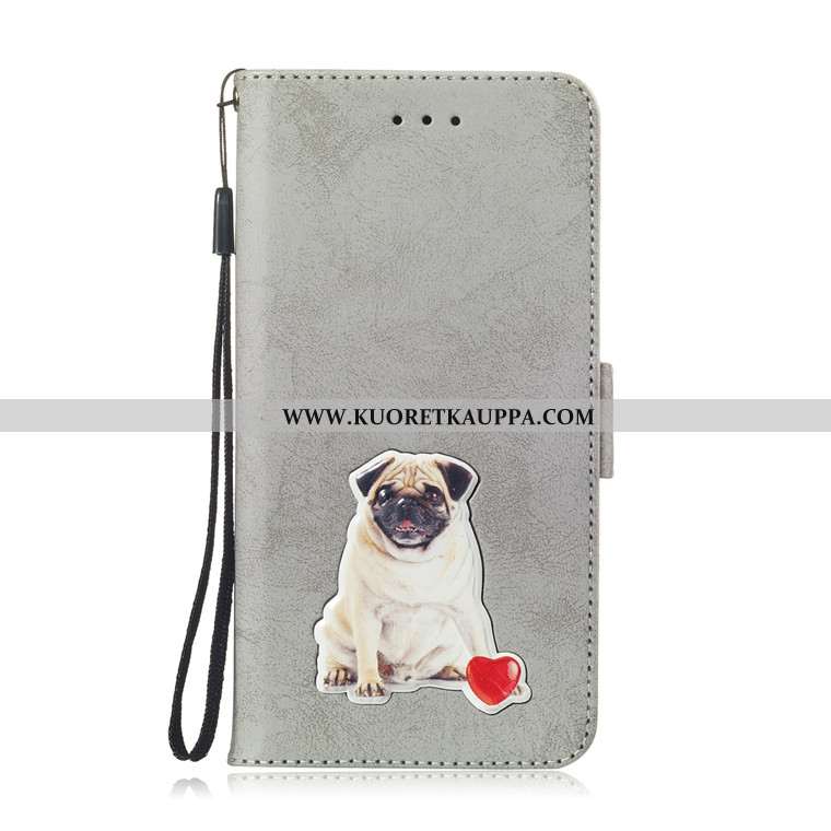 Kuori Huawei Y6 2020, Kuoret Huawei Y6 2020, Kotelo Huawei Y6 2020 Nahkakuori Ihana Suojaus Keltaise