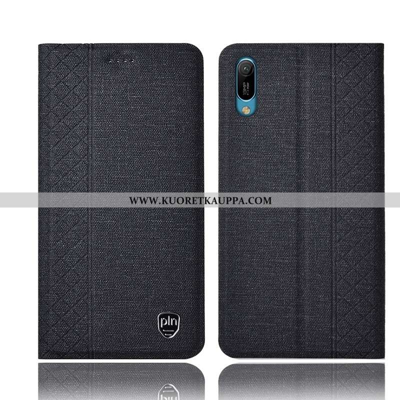 Kuori Huawei Y6 2020, Kuoret Huawei Y6 2020, Kotelo Huawei Y6 2020 Nahkakuori Pellava Puhelimen Rusk
