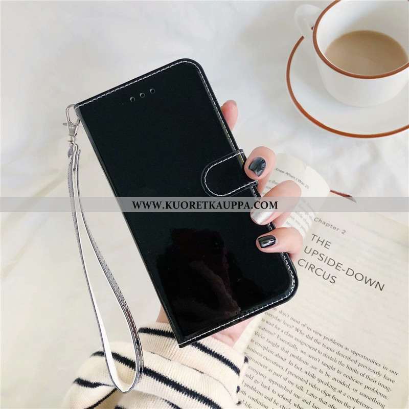 Kuori Huawei Y6 2020, Kuoret Huawei Y6 2020, Kotelo Huawei Y6 2020 Pehmeä Neste Nahkakuori Peili Vär