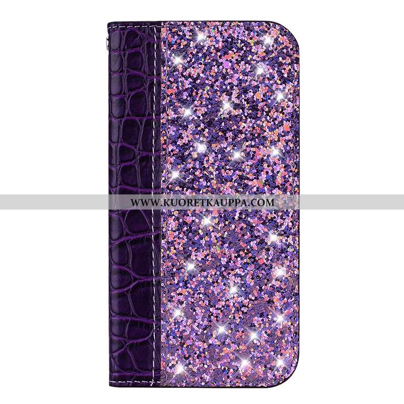 Kuori Huawei Y6 2020, Kuoret Huawei Y6 2020, Kotelo Huawei Y6 2020 Suuntaus Suojaus Violetti Kukkaku