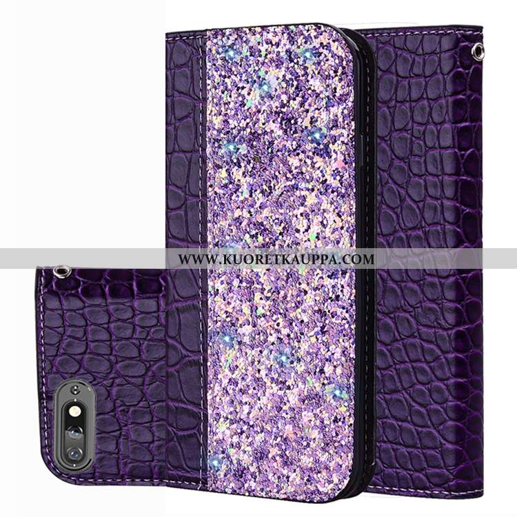 Kuori Huawei Y6 2020, Kuoret Huawei Y6 2020, Kotelo Huawei Y6 2020 Suuntaus Suojaus Violetti Kukkaku