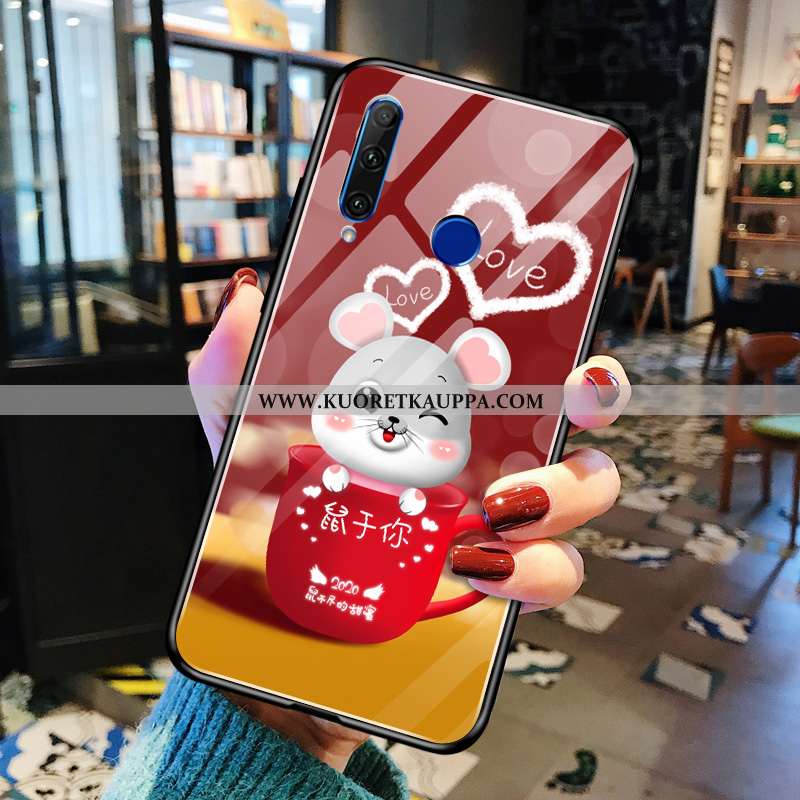 Kuori Huawei Y6p, Kuoret Huawei Y6p, Kotelo Huawei Y6p Ihana Suuntaus Yksinkertainen Punainen