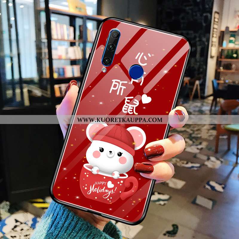 Kuori Huawei Y6p, Kuoret Huawei Y6p, Kotelo Huawei Y6p Ihana Suuntaus Yksinkertainen Punainen