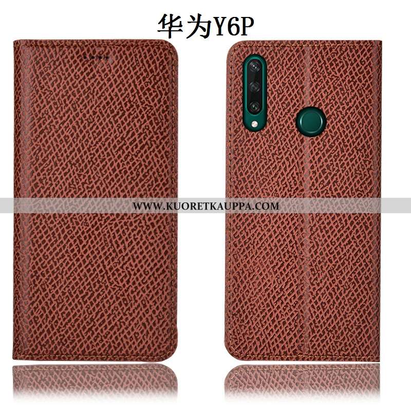 Kuori Huawei Y6p, Kuoret Huawei Y6p, Kotelo Huawei Y6p Kukkakuvio Suojaus Puhelimen Murtumaton Punai