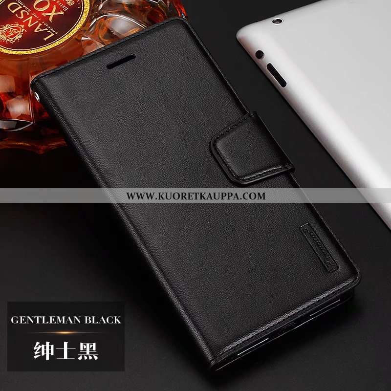 Kuori Huawei Y6p, Kuoret Huawei Y6p, Kotelo Huawei Y6p Nahkakuori Aito Nahka Silikoni All Inclusive 