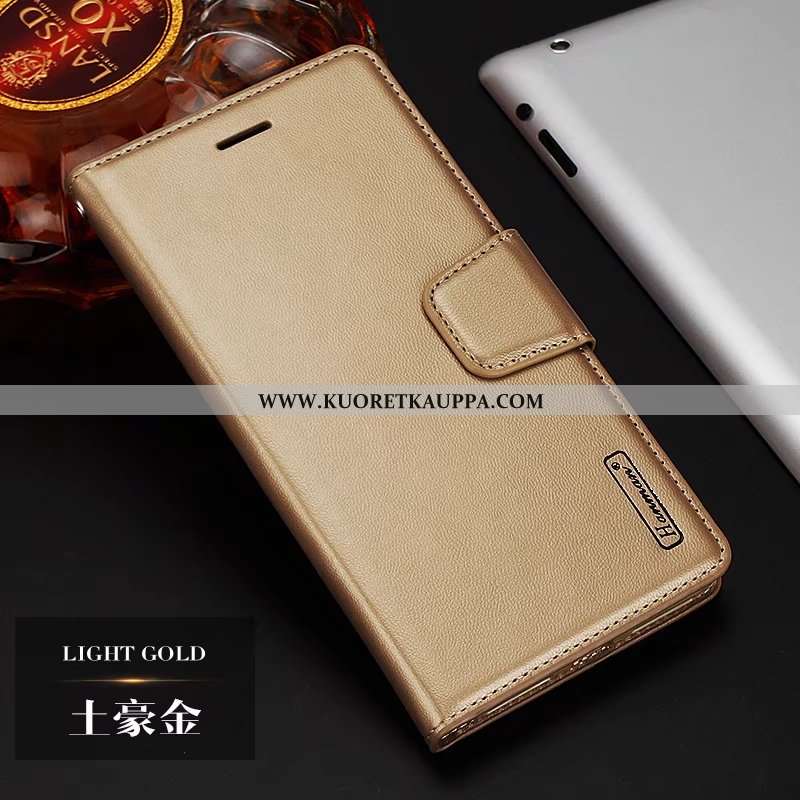 Kuori Huawei Y6p, Kuoret Huawei Y6p, Kotelo Huawei Y6p Nahkakuori Aito Nahka Silikoni All Inclusive 