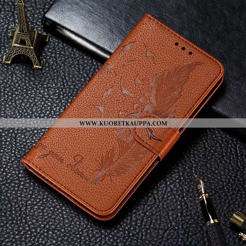 Kuori Huawei Y6p, Kuoret Huawei Y6p, Kotelo Huawei Y6p Nahkakuori Salkku All Inclusive Puhelimen Sim