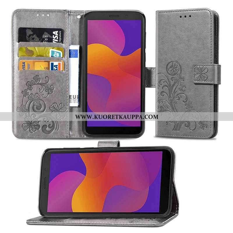 Kuori Huawei Y6p, Kuoret Huawei Y6p, Kotelo Huawei Y6p Nahkakuori Simpukka Puhelimen All Inclusive P