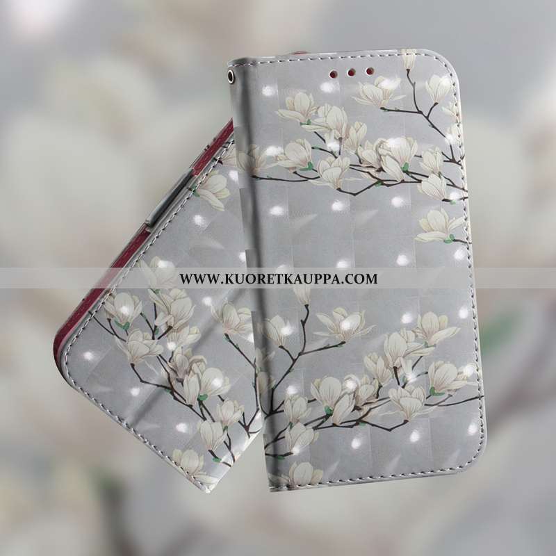 Kuori Huawei Y6p, Kuoret Huawei Y6p, Kotelo Huawei Y6p Nahkakuori Suojaus Maalaus Eläin Vihreä