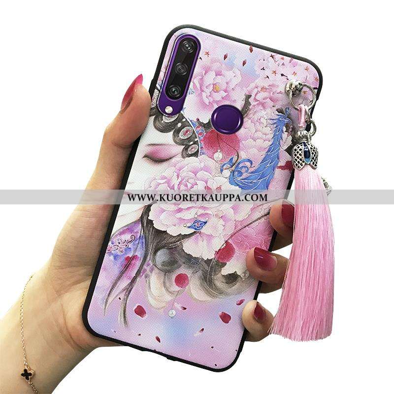 Kuori Huawei Y6p, Kuoret Huawei Y6p, Kotelo Huawei Y6p Pehmeä Neste Suojaus Suuntaus Pinkki