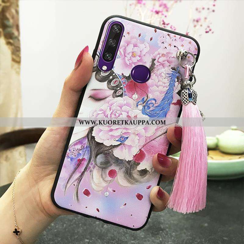 Kuori Huawei Y6p, Kuoret Huawei Y6p, Kotelo Huawei Y6p Pehmeä Neste Suojaus Suuntaus Pinkki