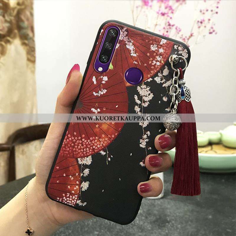 Kuori Huawei Y6p, Kuoret Huawei Y6p, Kotelo Huawei Y6p Pehmeä Neste Suojaus Suuntaus Pinkki