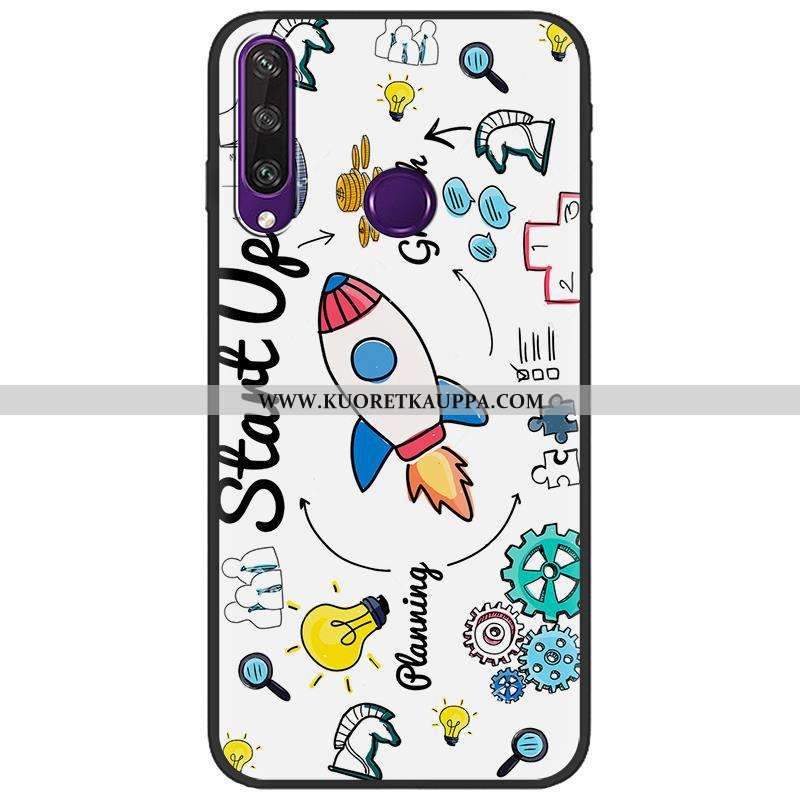 Kuori Huawei Y6p, Kuoret Huawei Y6p, Kotelo Huawei Y6p Pesty Suede Luova Maalaus Vihreä