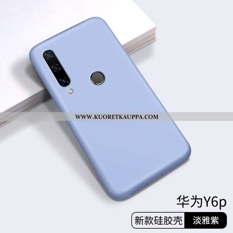 Kuori Huawei Y6p, Kuoret Huawei Y6p, Kotelo Huawei Y6p Silikoni Suojaus Puhelimen Sininen Tila