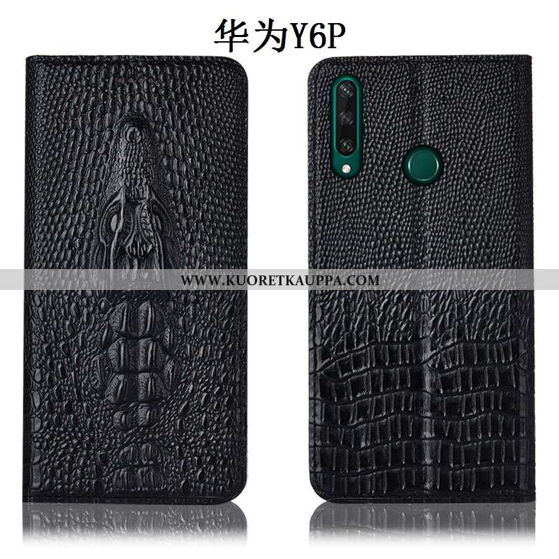 Kuori Huawei Y6p, Kuoret Huawei Y6p, Kotelo Huawei Y6p Suojaus Aito Nahka Puhelimen Keltainen Keltai
