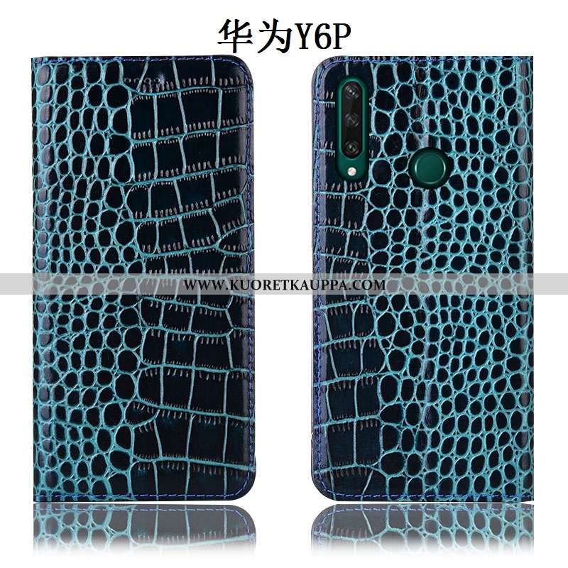 Kuori Huawei Y6p, Kuoret Huawei Y6p, Kotelo Huawei Y6p Suojaus Aito Nahka Puhelimen Murtumaton Sinin