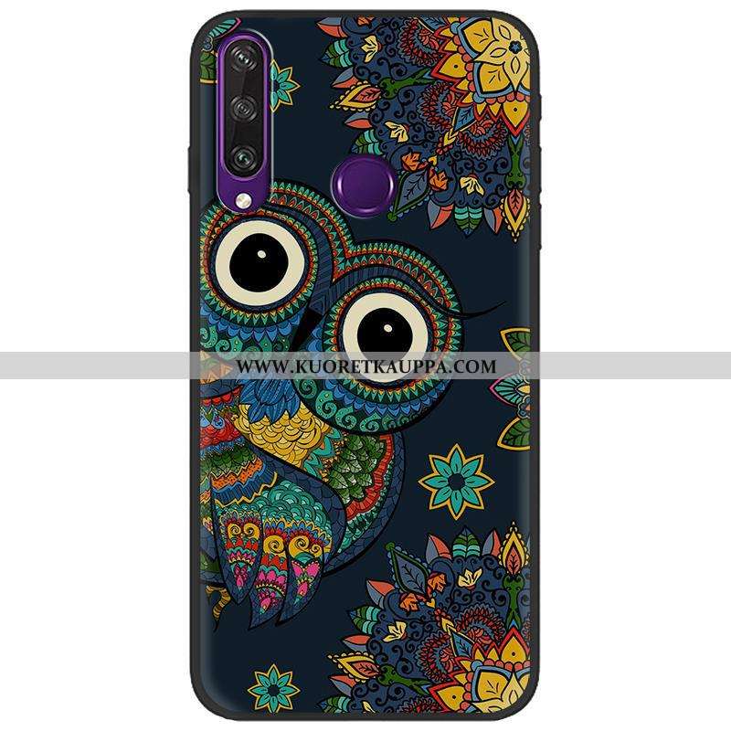 Kuori Huawei Y6p, Kuoret Huawei Y6p, Kotelo Huawei Y6p Suojaus Pesty Suede Puhelimen Sarjakuva Maala