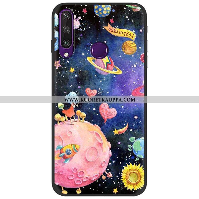 Kuori Huawei Y6p, Kuoret Huawei Y6p, Kotelo Huawei Y6p Suojaus Pesty Suede Puhelimen Sarjakuva Maala