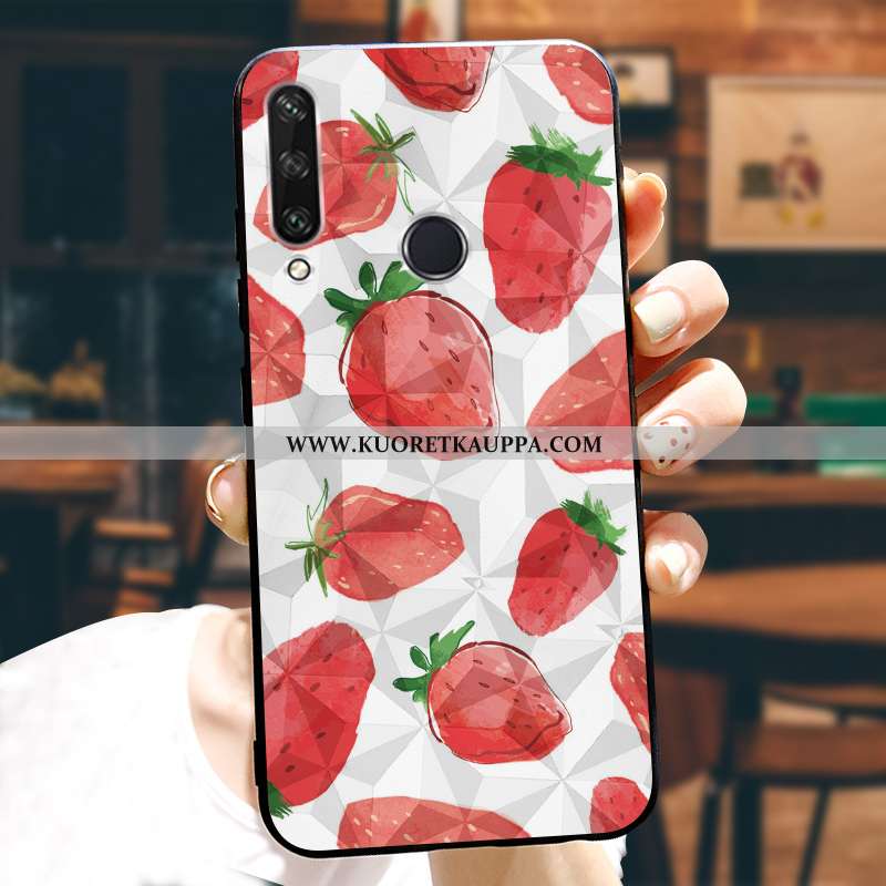 Kuori Huawei Y6p, Kuoret Huawei Y6p, Kotelo Huawei Y6p Suojaus Sarjakuva Muokata Punainen