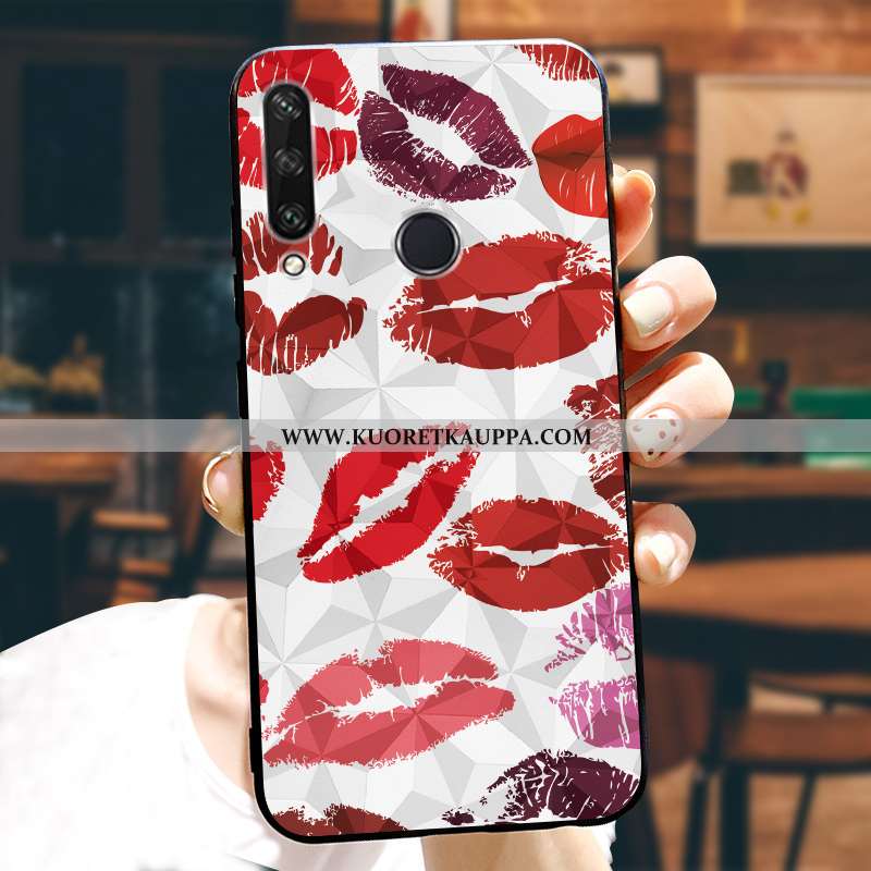 Kuori Huawei Y6p, Kuoret Huawei Y6p, Kotelo Huawei Y6p Suojaus Sarjakuva Muokata Punainen