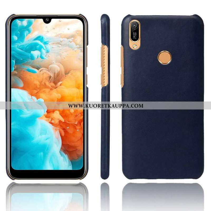 Kuori Huawei Y6s, Kuoret Huawei Y6s, Kotelo Huawei Y6s Nahka Ultra Pesty Suede Kova Murtumaton Punai