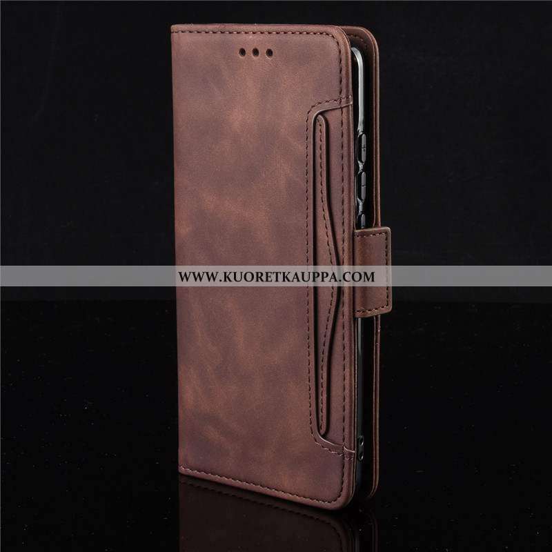 Kuori Huawei Y6s, Kuoret Huawei Y6s, Kotelo Huawei Y6s Salkku Suojaus Kortti Luova Ruskea
