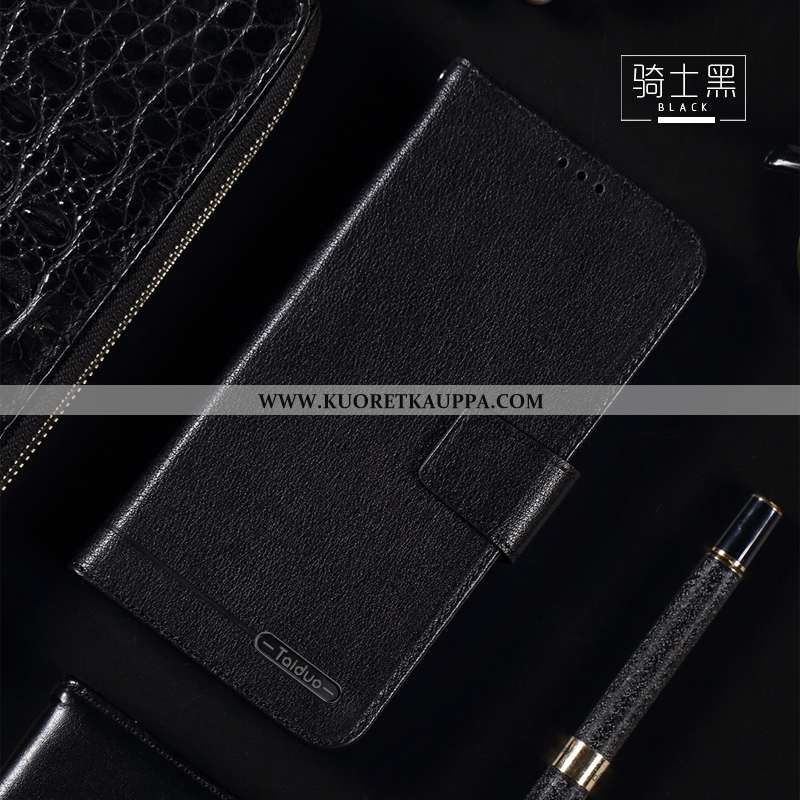 Kuori Huawei Y7 2020, Kuoret Huawei Y7 2020, Kotelo Huawei Y7 2020 Aito Nahka Nahkakuori 2020 Ruskea