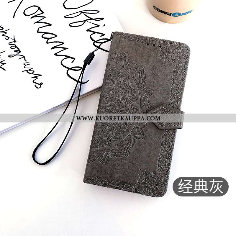 Kuori Huawei Y7 2020, Kuoret Huawei Y7 2020, Kotelo Huawei Y7 2020 Nahka Pehmeä Neste Salkku Jauhe P