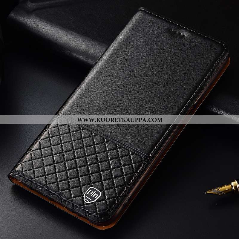 Kuori Huawei Y7 2020, Kuoret Huawei Y7 2020, Kotelo Huawei Y7 2020 Nahkakuori Aito Nahka 2020 Murtum