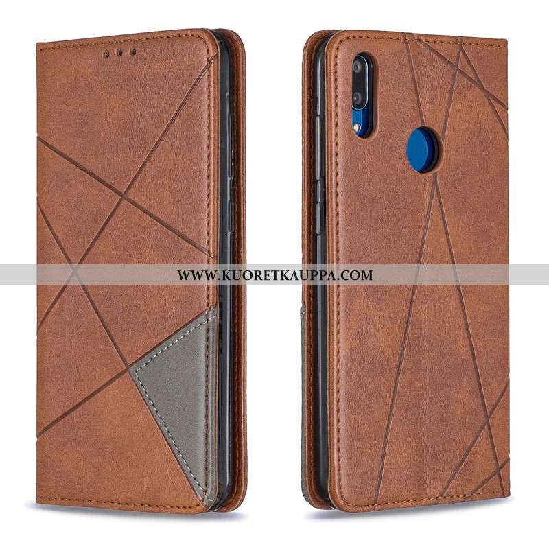 Kuori Huawei Y7 2020, Kuoret Huawei Y7 2020, Kotelo Huawei Y7 2020 Nahkakuori Ripustettavat Koristee