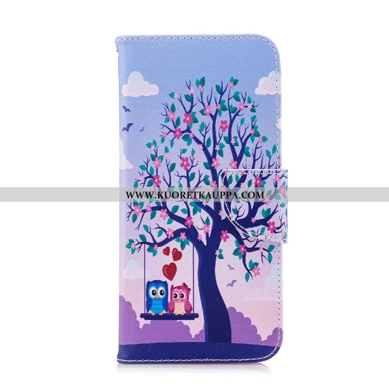 Kuori Huawei Y7 2020, Kuoret Huawei Y7 2020, Kotelo Huawei Y7 2020 Nahkakuori Suojaus 2020 Monivärin