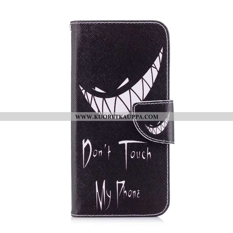 Kuori Huawei Y7 2020, Kuoret Huawei Y7 2020, Kotelo Huawei Y7 2020 Nahkakuori Suojaus Maalaus Tumman