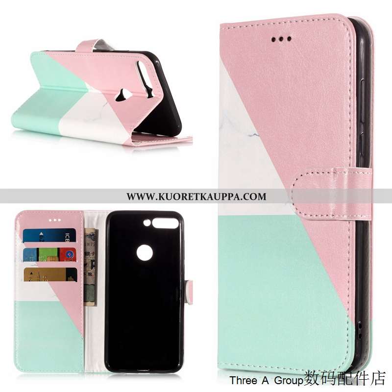 Kuori Huawei Y7 2020, Kuoret Huawei Y7 2020, Kotelo Huawei Y7 2020 Suojaus Nahkakuori Jauhe Puhelime