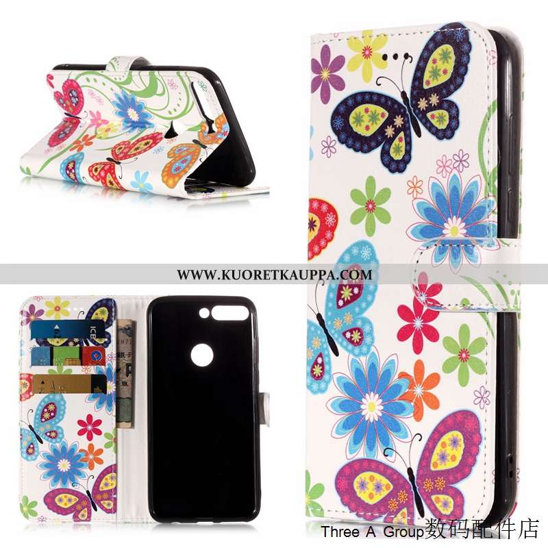 Kuori Huawei Y7 2020, Kuoret Huawei Y7 2020, Kotelo Huawei Y7 2020 Suojaus Nahkakuori Jauhe Puhelime