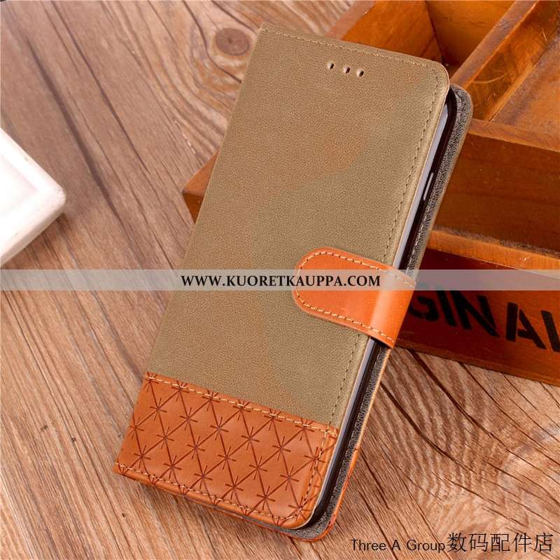 Kuori Huawei Y7 2020, Kuoret Huawei Y7 2020, Kotelo Huawei Y7 2020 Suojaus Nahkakuori Suuntaus Sinin