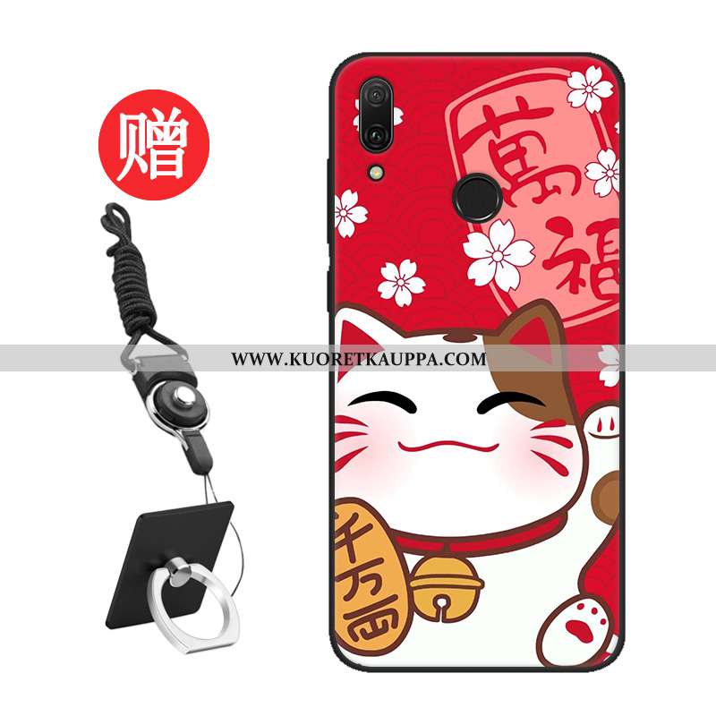 Kuori Huawei Y7 2020, Kuoret Huawei Y7 2020, Kotelo Huawei Y7 2020 Suuntaus Silikoni Punainen Näytön