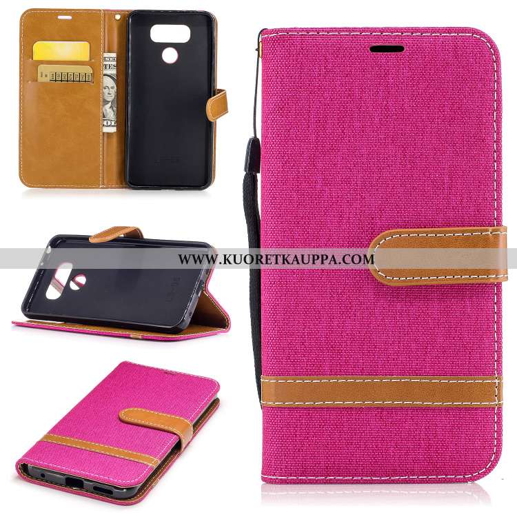 Kuori Lg G6, Kuoret Lg G6, Kotelo Lg G6 Kukkakuvio Silikoni Violetti Nahkakuori Cowboy