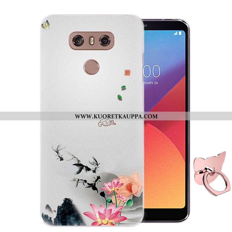 Kuori Lg G6, Kuoret Lg G6, Kotelo Lg G6 Sarjakuva Pehmeä Neste Maalaus Murtumaton Pinkki