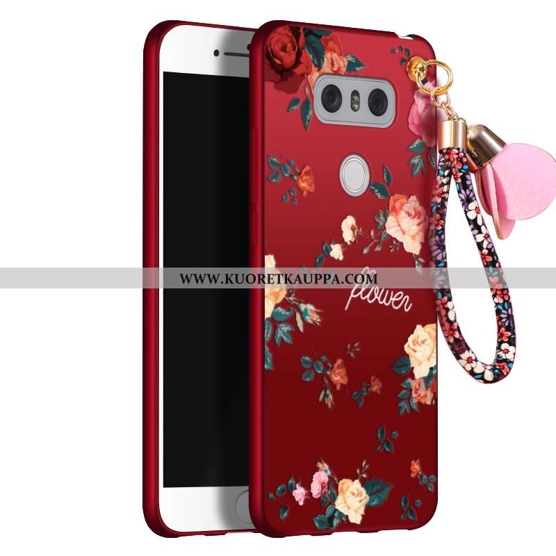 Kuori Lg G6, Kuoret Lg G6, Kotelo Lg G6 Silikoni Suojaus All Inclusive Puhelimen Punainen